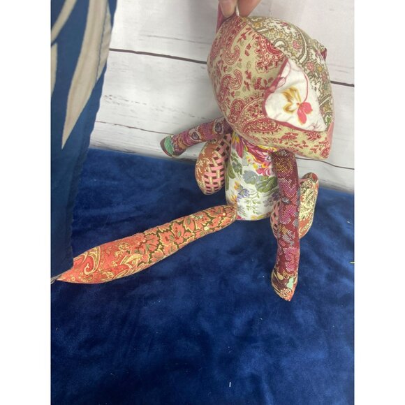 Handmade Patchwork Stuffed Animal‎ Fox Toy - Picture 4 of 5